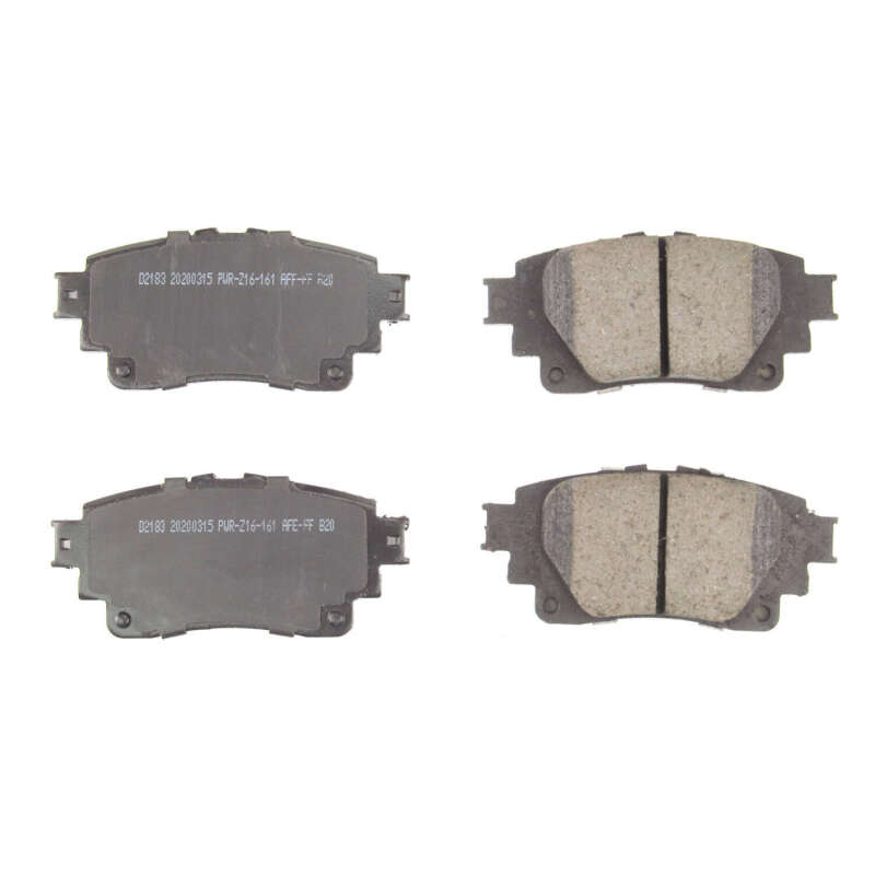 Toyota Corolla Brake Pads - Rear - PowerStop - Z16 Evolution - 2019