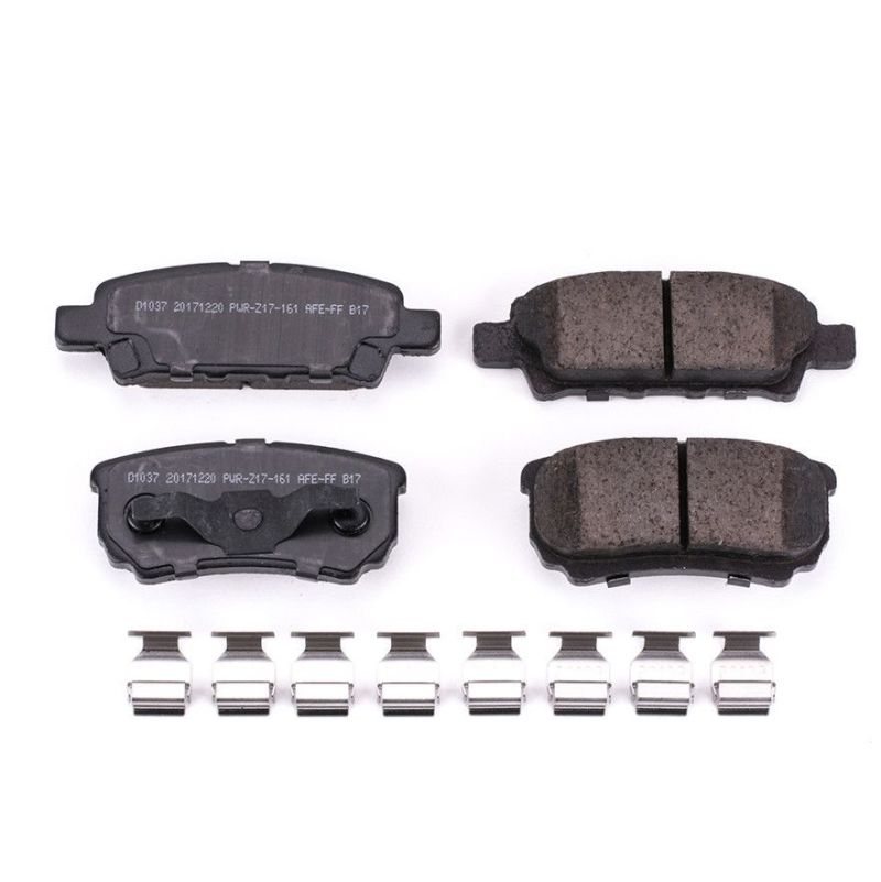 Mitsubishi Outlander Brake Pads - Rear - PowerStop - Z17 Evolution Ceramic - `04-`17