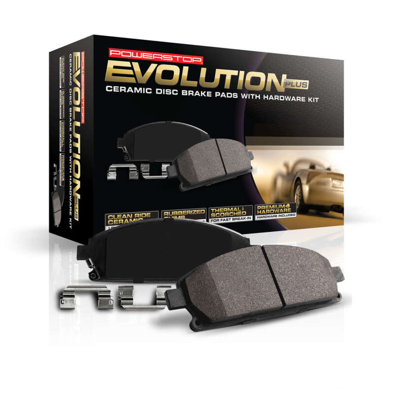Ford E-150 Brake Pads - Front - PowerStop - Z17 Evolution Ceramic - `04-`06