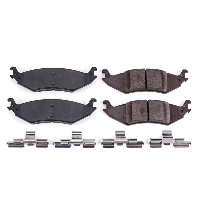 Ford E-150 Brake Pads - Rear - PowerStop - Z17 Evolution Ceramic w/Hardware - `04-`07