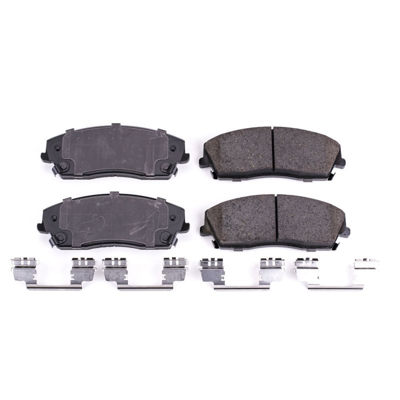 Chrysler 300 Brake Kit - Front - PowerStop - Z17 Evolution Ceramic Pads + Hardware - `05-`22