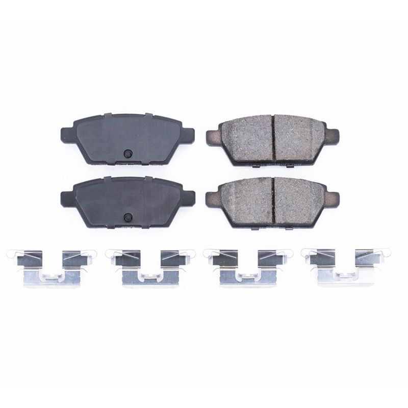 Ford Fusion Brake Pads - Rear - PowerStop - Z17 Evolution Ceramic - `06-`12