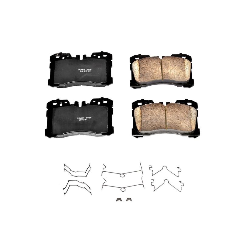 Lexus LS460 Brake Pads - Front - PowerStop - Z17 Evolution - `07-`17