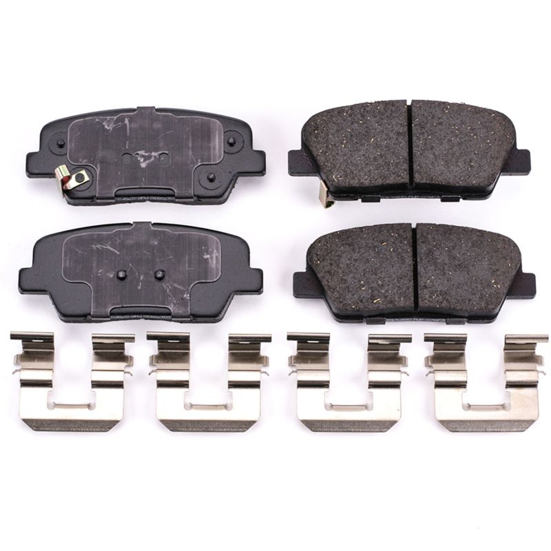 Hyundai Genesis Brake Pads - Rear - PowerStop - Z17 Evolution Ceramic - 2010