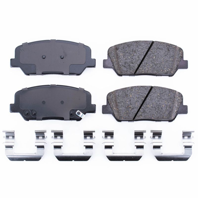 Hyundai Genesis Coupe Brake Pads - Front - PowerStop - Z17 Evolution Ceramic - `10-`16