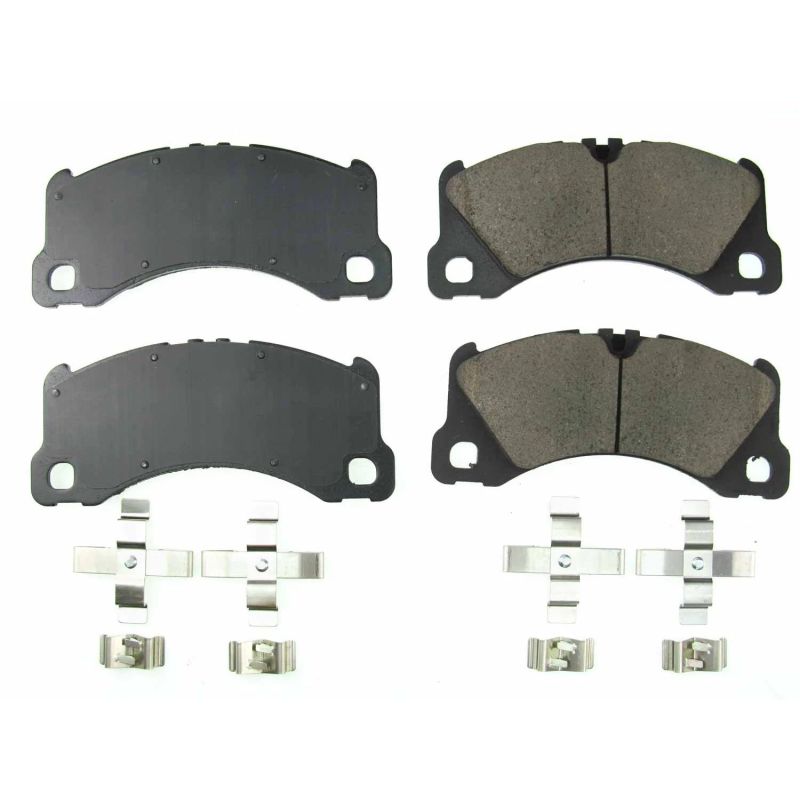 Porsche Cayenne Brake Pads - Front - PowerStop - Z17 Evolution Ceramic - `13-`17