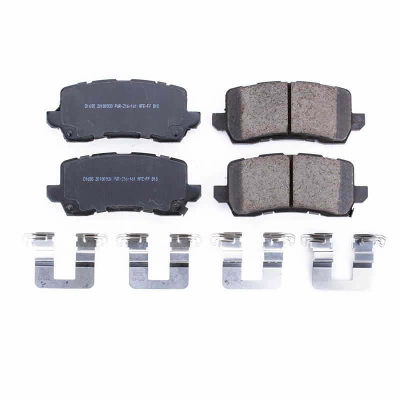 Acura MDX Brake Pads - Rear - PowerStop - Z17 Evolution Ceramic - `17-`19
