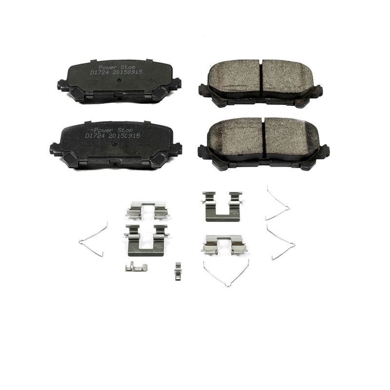 Acura MDX Brake Pads - Rear - PowerStop - Z17 Evolution Ceramic - `14-`16