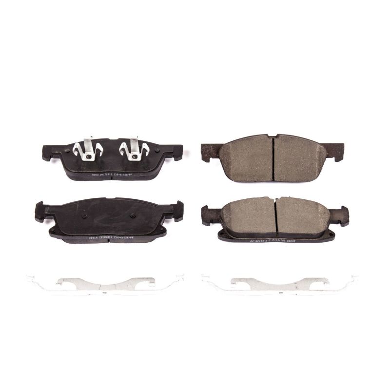 Ford Edge Brake Pads - Front - PowerStop - Z17 Evolution with Hardware - `15-`19