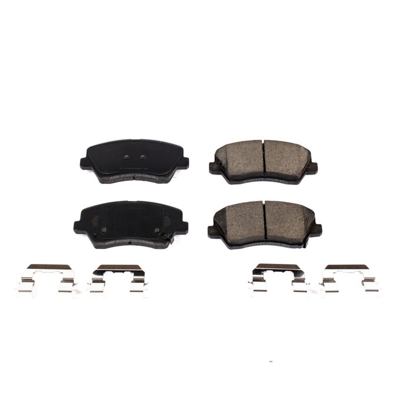 Hyundai Elantra GT Brake Pads - Front - PowerStop - Z17 Evolution Ceramic - 2017