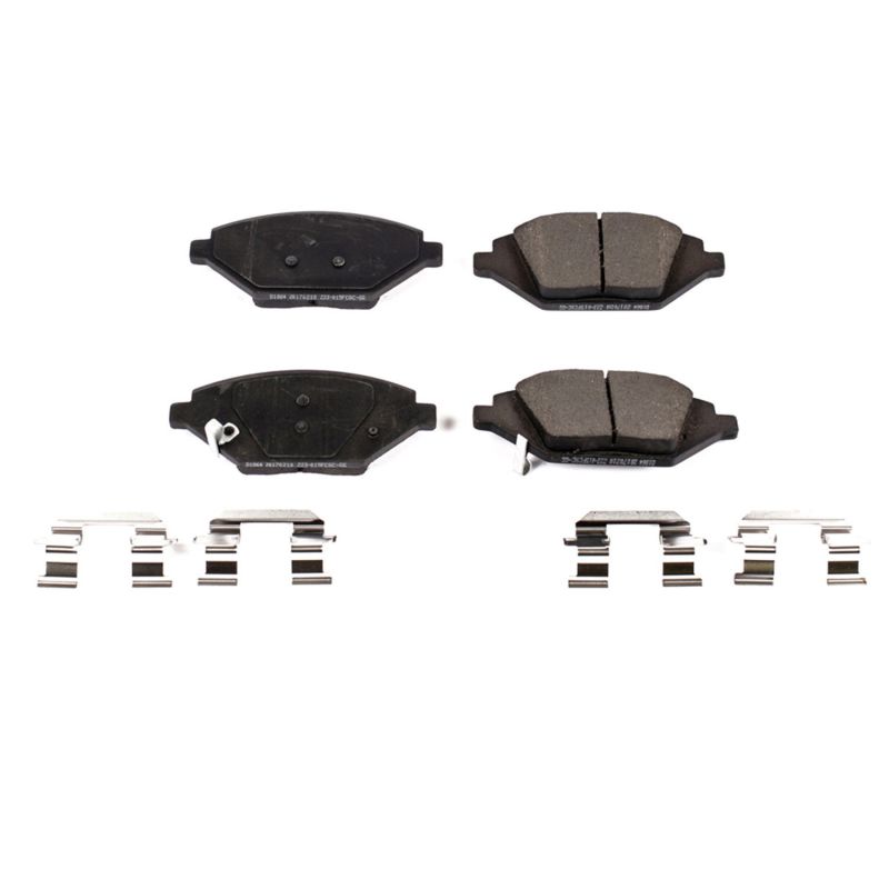 Chevrolet Spark Brake Pads - Front - PowerStop - Z17 Evolution Ceramic - `16-`19