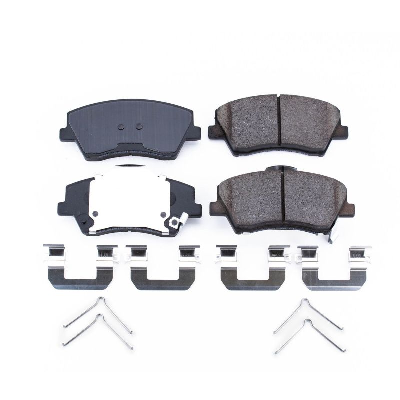 Hyundai Elantra Brake Pads - Front - PowerStop - Z17 Evolution Ceramic - `17-`19