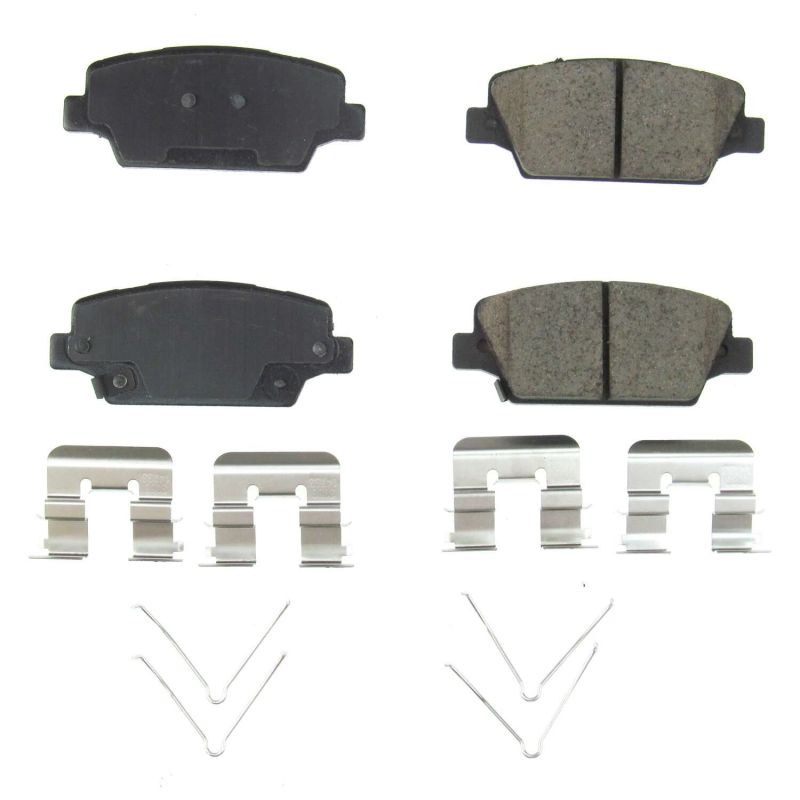 Kia Cadenza Brake Pads - Rear - PowerStop - Z17 Evolution Ceramic - `17-`18
