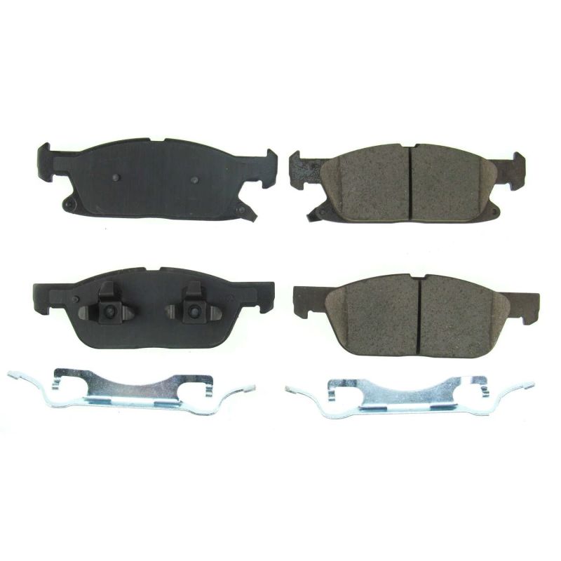 Ford Edge Brake Pads - Front - PowerStop - Z17 Evolution Plus Ceramic - 2019