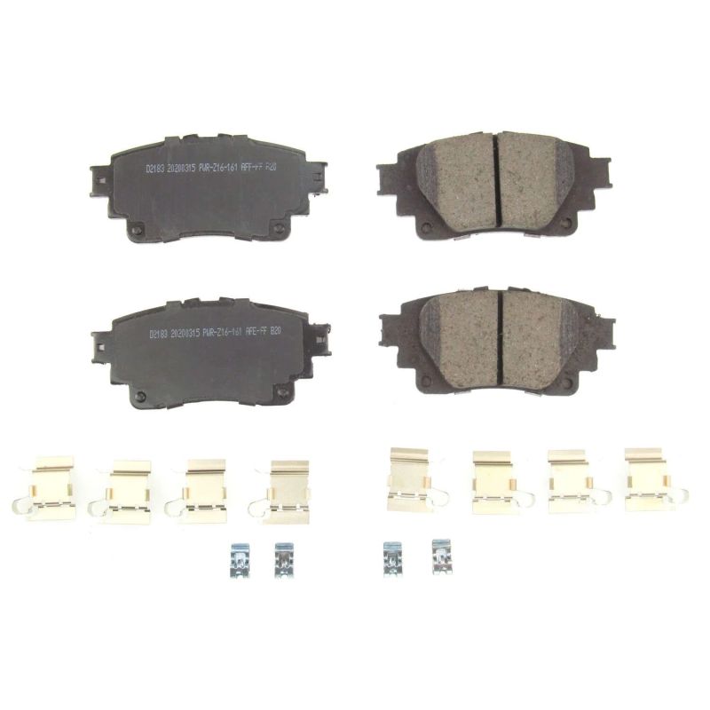 Toyota Corolla Brake Pads - Rear - PowerStop - Z17 Evolution Ceramic - 2019