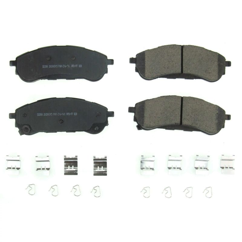 Ford Ranger Brake Pads - Rear - PowerStop - Z17 Evolution Ceramic - 2019