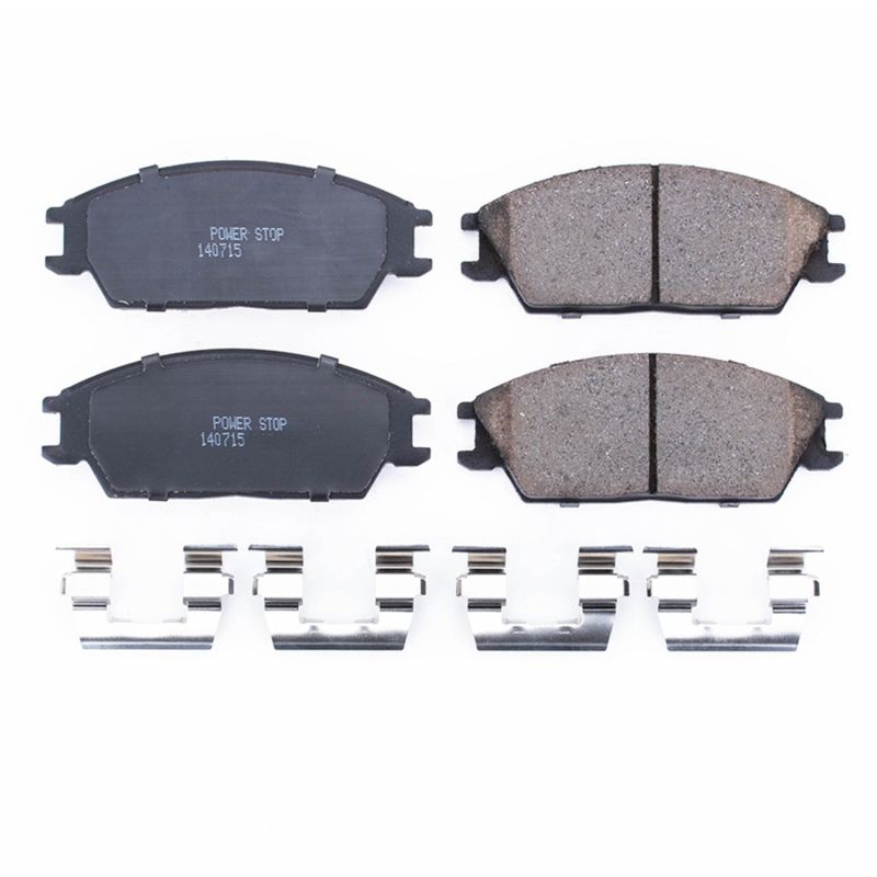 Hyundai Accent Brake Pads - Front - PowerStop - Z17 Evolution Plus Ceramic - `95-`05