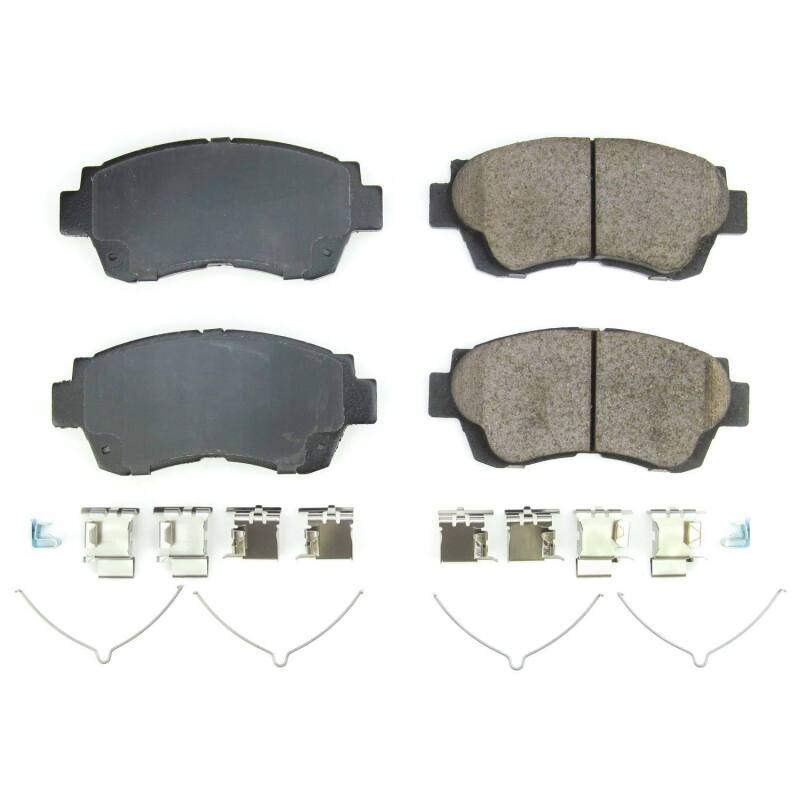Toyota Sienna Brake Pads - Front - PowerStop - Z17 Evolution Plus - `98-`03