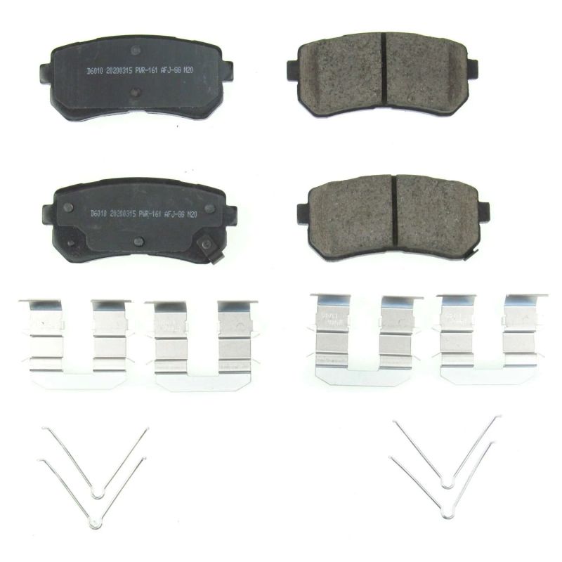 Hyundai Kona Brake Pads - Rear - PowerStop - Z17 Evolution - `18-`19