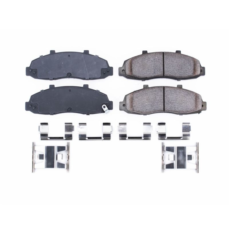 Ford F-150 Brake Pads - Front - PowerStop - Z17 Evolution Ceramic - `97-`03