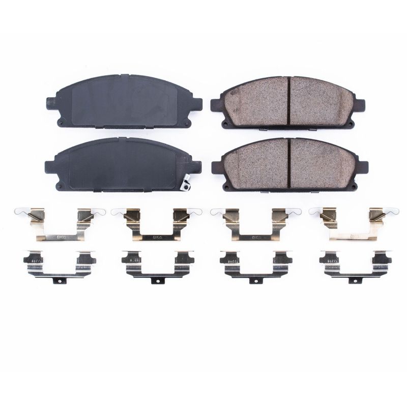 Acura MDX Brake Pads - Front - PowerStop - Z17 Evolution Ceramic + Hardware - `03-`06
