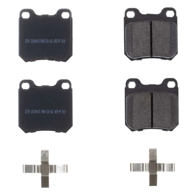 Cadillac Catera Brake Pads - Rear - PowerStop - Z17 Evolution + Hardware - `97-`01