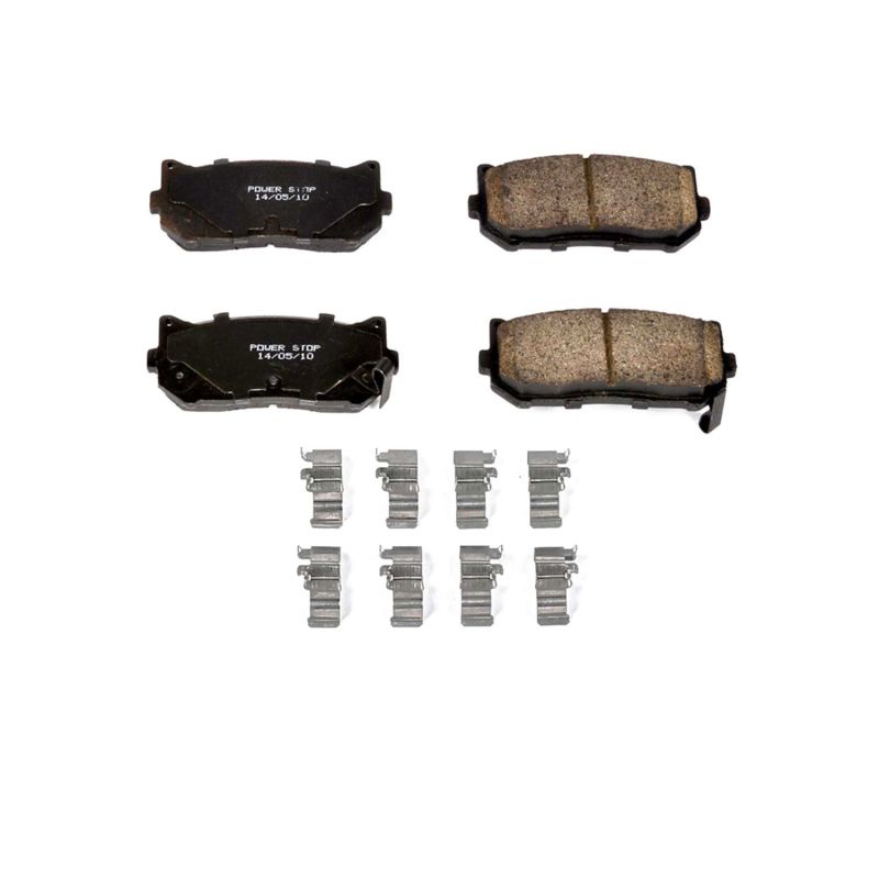Kia Sephia Brake Pads - Rear - PowerStop - Z17 Evolution Ceramic - `98-`01