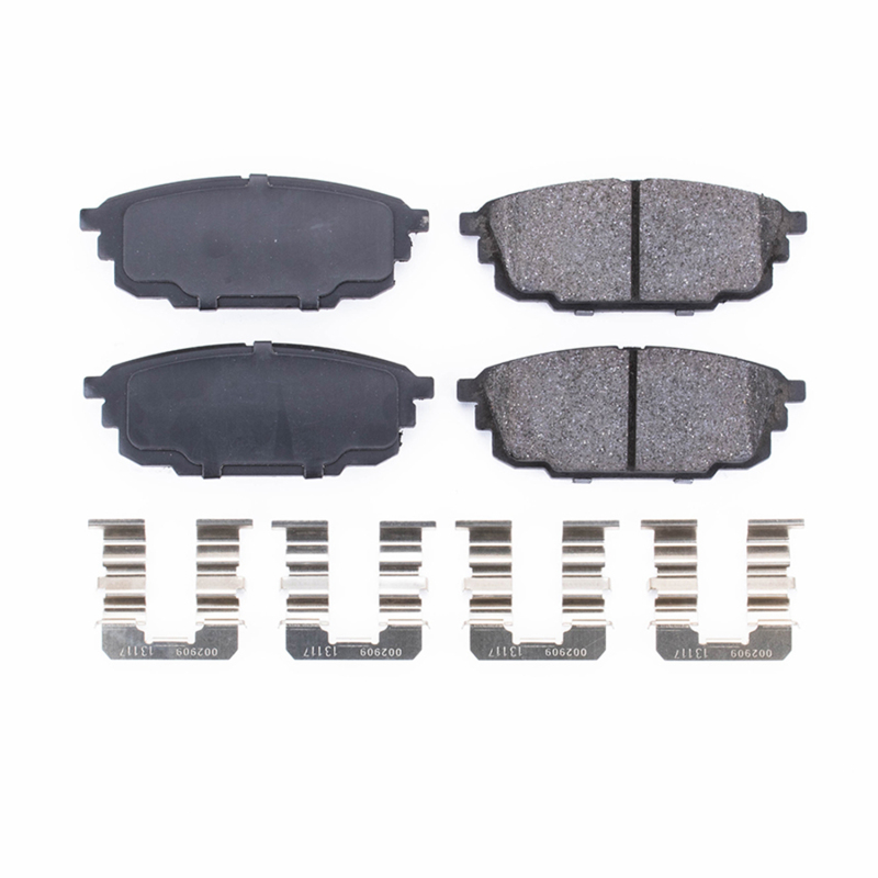 Mazda Protege Brake Pads - Rear - PowerStop - Z17 Evolution Ceramic - `01-`03