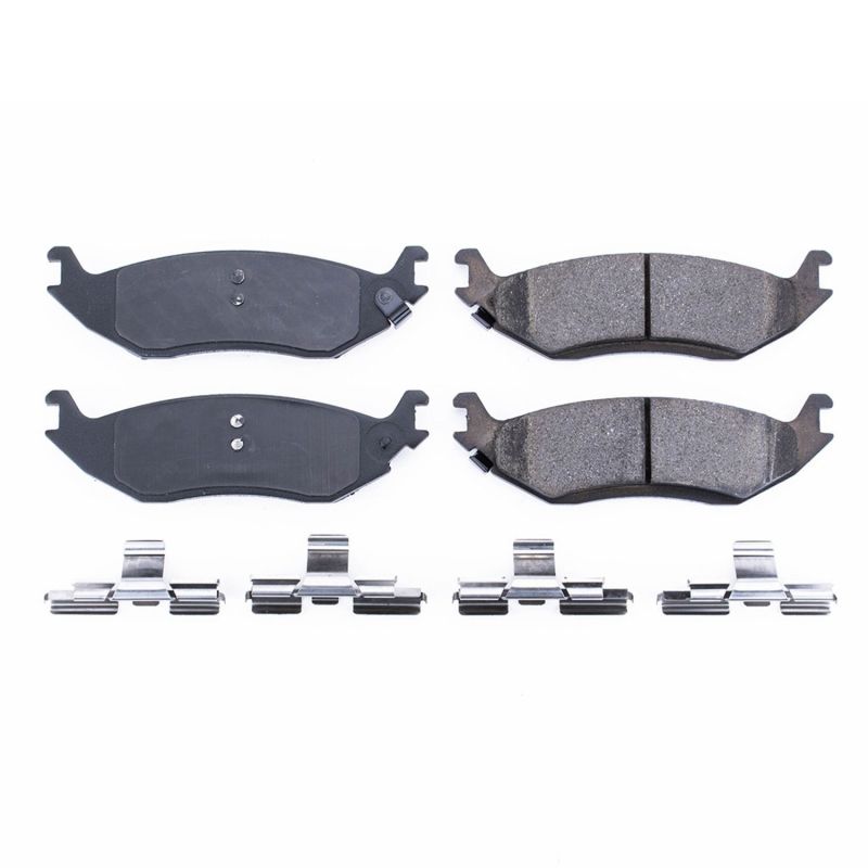 Chrysler Aspen Brake Pads - Rear - PowerStop - Z17 Evolution Ceramic - `07-`09