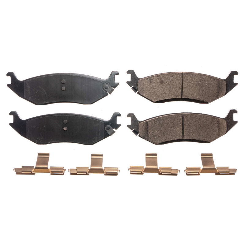 Chrysler Aspen Brake Pads - Rear - PowerStop - Z17 Evolution Ceramic - `07-`09