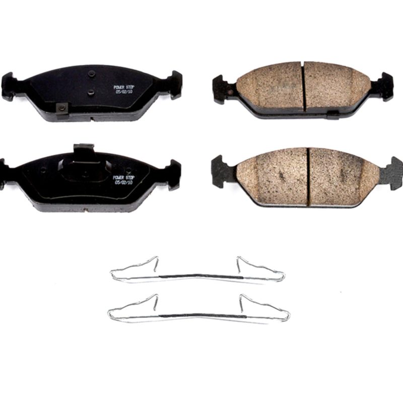 Kia Spectra Brake Pads - Front - PowerStop - Z17 Evolution Plus Ceramic - 2000