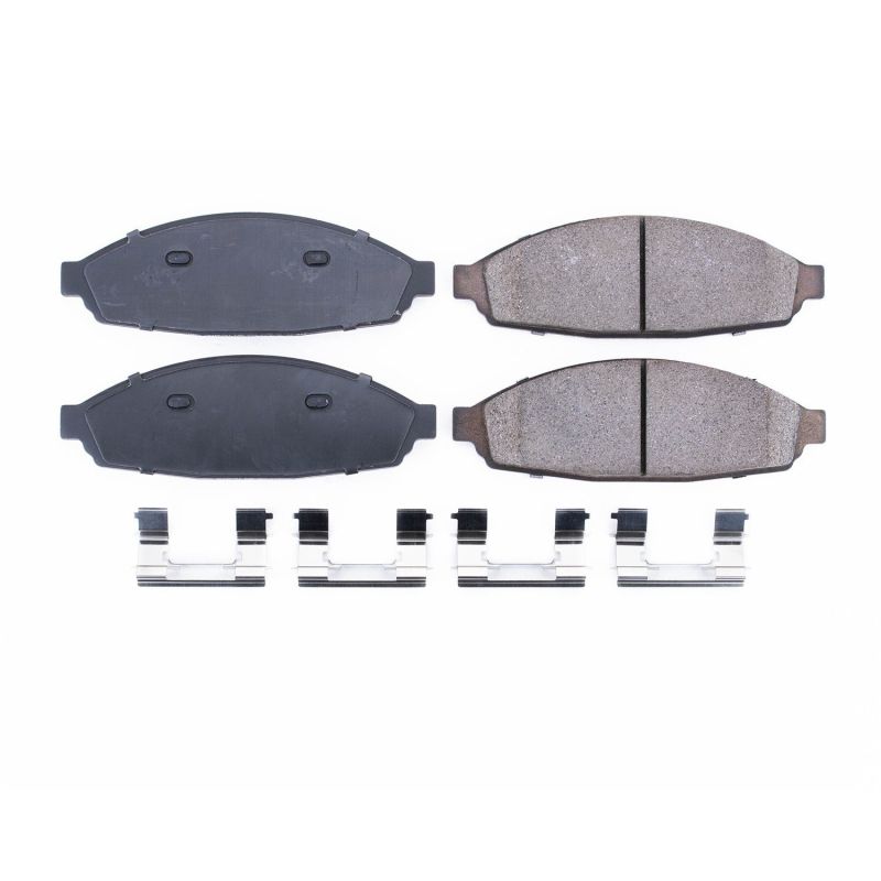 Ford Crown Victoria Brake Pads - Front - PowerStop - Z17 Evolution Ceramic - `03-`11