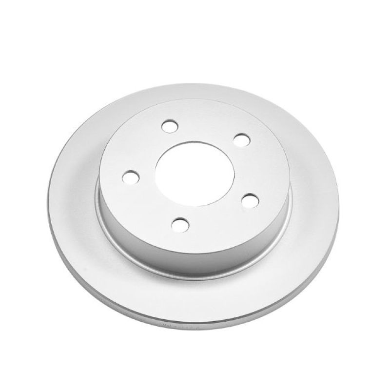 Ford Mustang Brake Rotor (1) - Rear - PowerStop - Evolution Geomet Coated - Silver - `94-`04 Ford Mustang Brake Rotor (1) - Rear - PowerStop - Evolution Geomet Coated - Silver - `94-`04