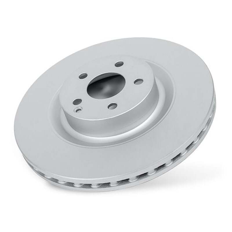 Chevrolet Corvette Brake Rotor(1) - Rear - PowerStop - Evolution Coated - Silver - `05-`13