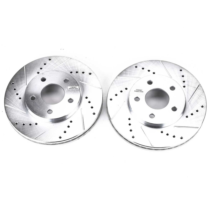 Chevrolet HHR Brake Rotors (2) - Front - PowerStop - Evolution Drilled & Slotted - `06-`11