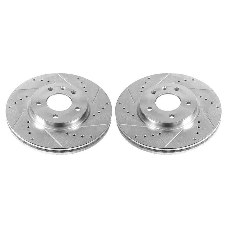 Buick LaCrosse Brake Rotors (2) - Front - PowerStop - Evolution Drilled & Slotted - `17-`19