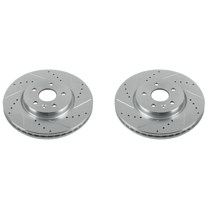 Chevrolet Trax Brake Rotors (2) - Front - PowerStop - Evolution Drilled & Slotted - `13-`16