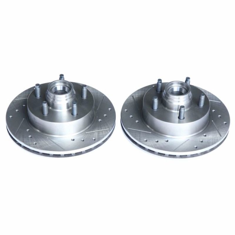 Ford Ranger Brake Rotors (2) - Front - PowerStop - Evolution Drilled & Slotted - `98-`00