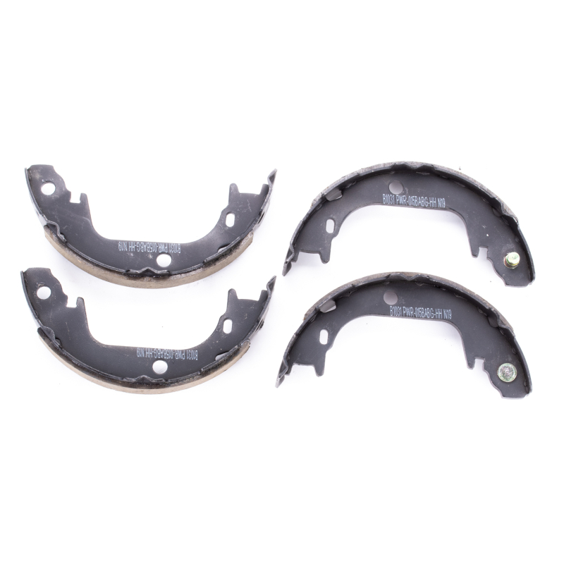 Toyota Mirai Brake Shoes - Rear - PowerStop - Autospecialty - Black - `16-`17