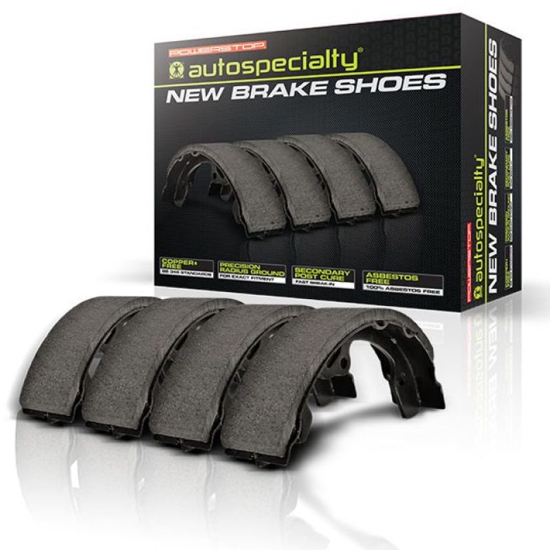 Chevrolet Corvette Brake Shoes - Rear - PowerStop - Autospecialty - Black - `97-`13