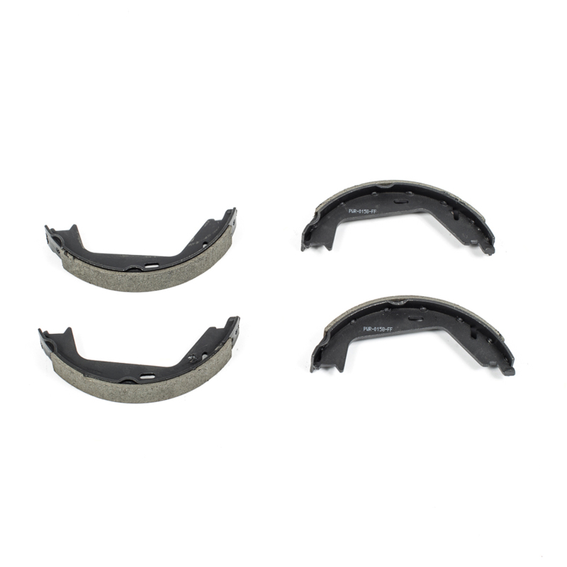 Volvo S60 Parking Brake Shoes - Rear - PowerStop - Autospecialty - Black - `06-`09