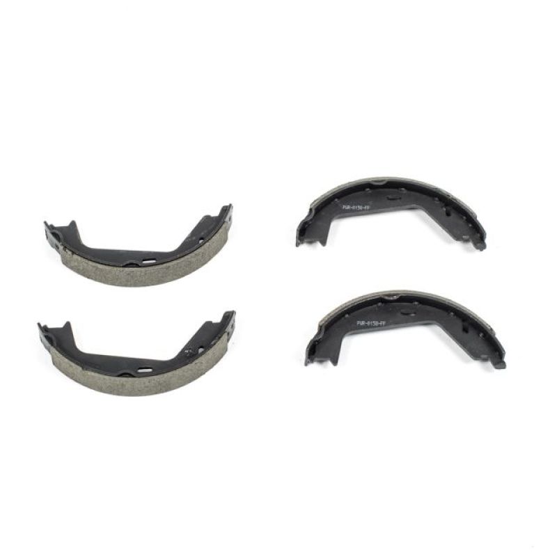 Volvo S60 Parking Brake Shoes - Rear - PowerStop - Autospecialty - Black - `06-`09