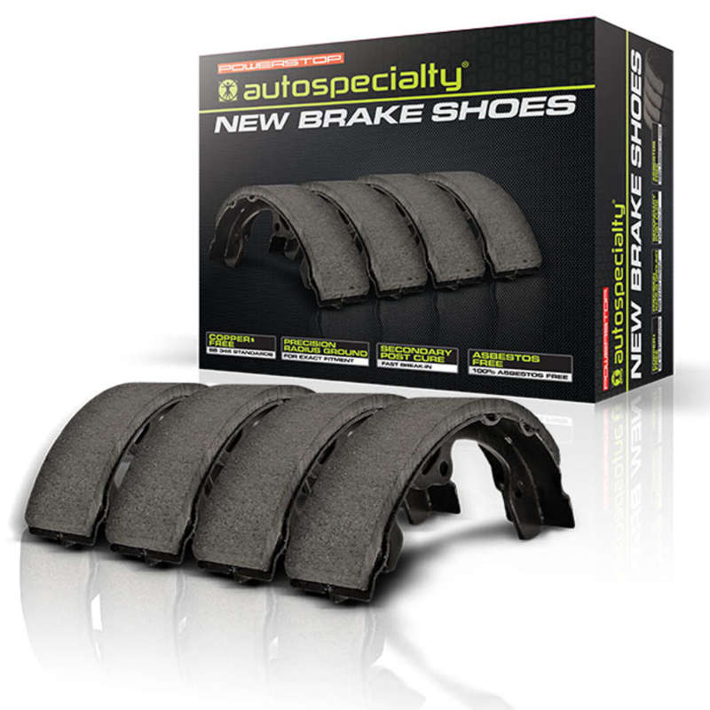 Lexus ES300 Brake Shoes - Rear - PowerStop - Autospecialty - Black - `92-`03
