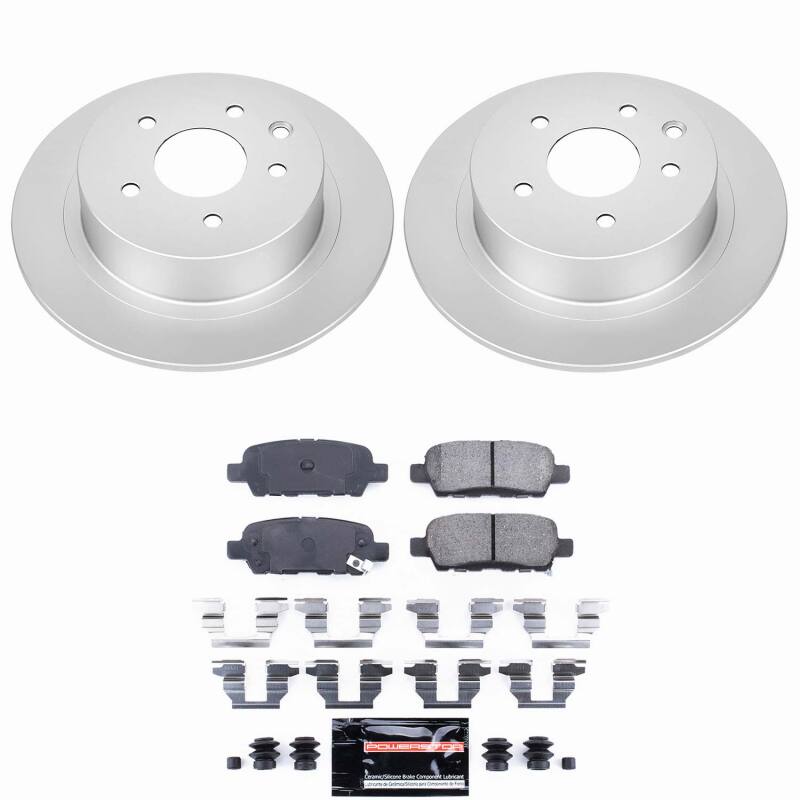 Nissan Altima Brake Kit - Rear - PowerStop - Z23 Coated - `02-`06