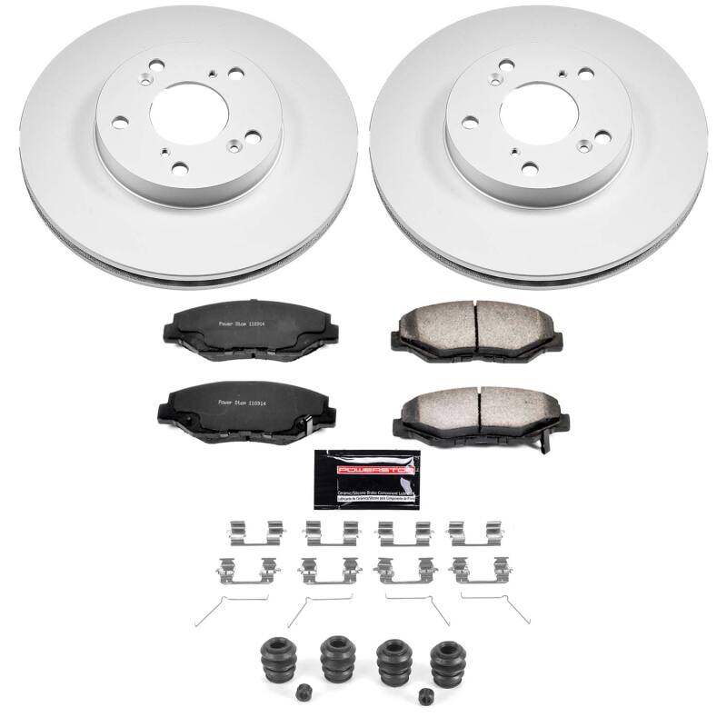 Acura ILX Brake Kit - Front - PowerStop - Z36 Coated Truck & Tow - `14-`15