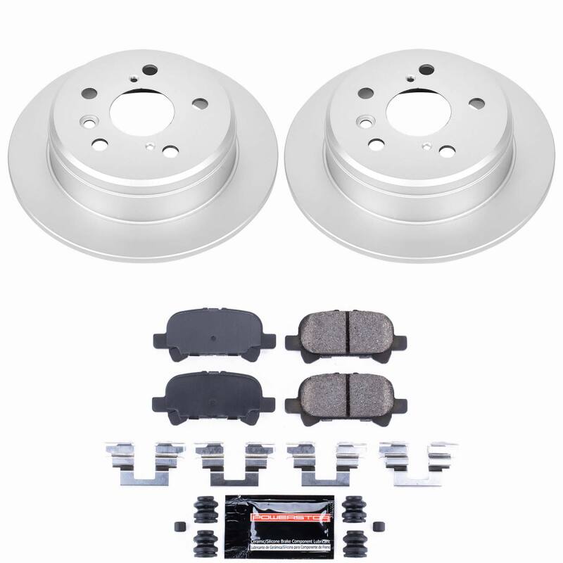 Toyota Camry Brake Kit - Rear - PowerStop - Z23 Coated - `00-`01