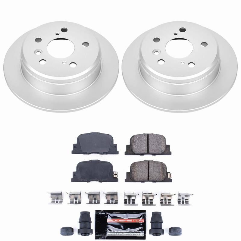 Lexus ES300 Brake Kit - Rear - PowerStop - Z23 Coated - `00-`01