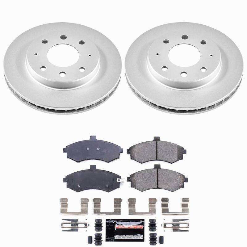 Hyundai Elantra Brake Kit - Front - PowerStop - Z23 Evolution Coated - `02-`05