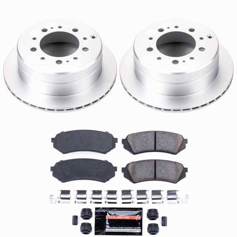 Lexus LX470 Brake Kit - Rear - PowerStop - Z23 Coated - `98-`07