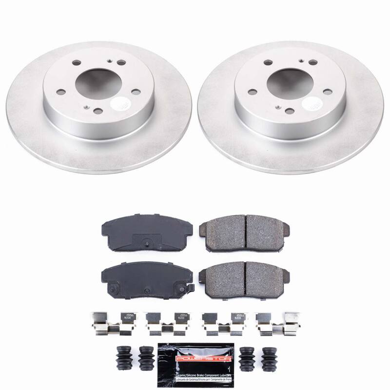 Infiniti I30 Brake Kit - Rear - PowerStop - Z23 Coated Rotors + Brake Pads - 2001